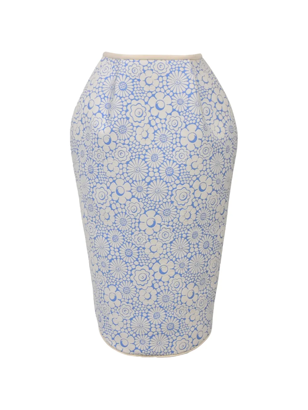 Thom Browne floral-print lantern skirt - Toni neutri