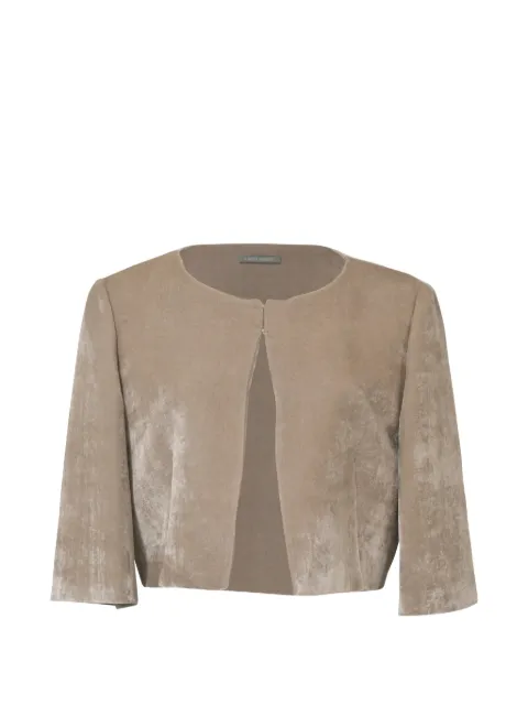 Alberta Ferretti Vintage cropped velvet jacket