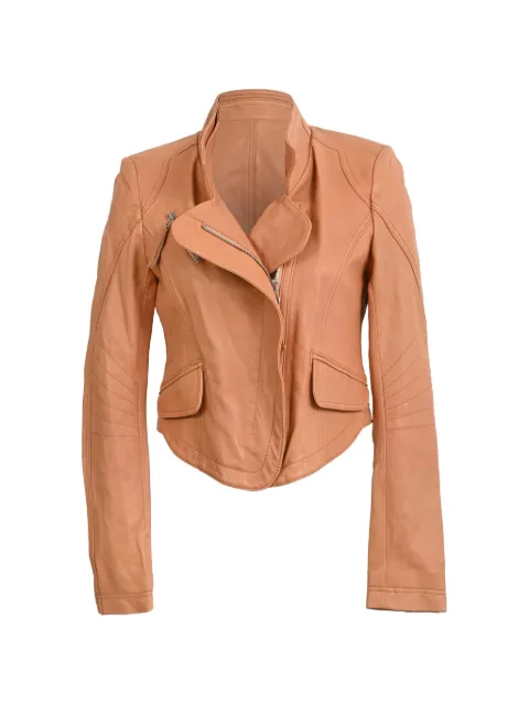 Alexander McQueen Pre-Owned zip-up biker jacket