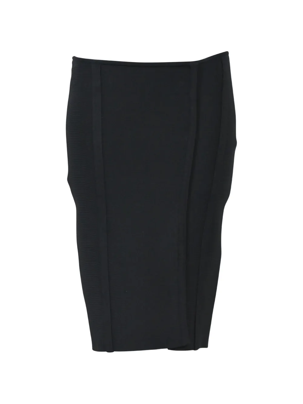 Hervé Léger Pre-Owned panelled pencil skirt - Nero