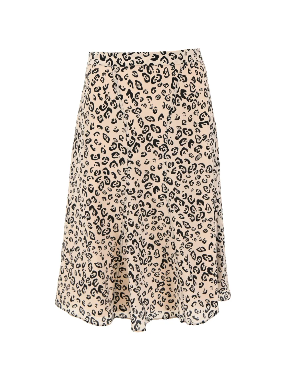 Altuzarra leopard-print silk skirt - Neutrals