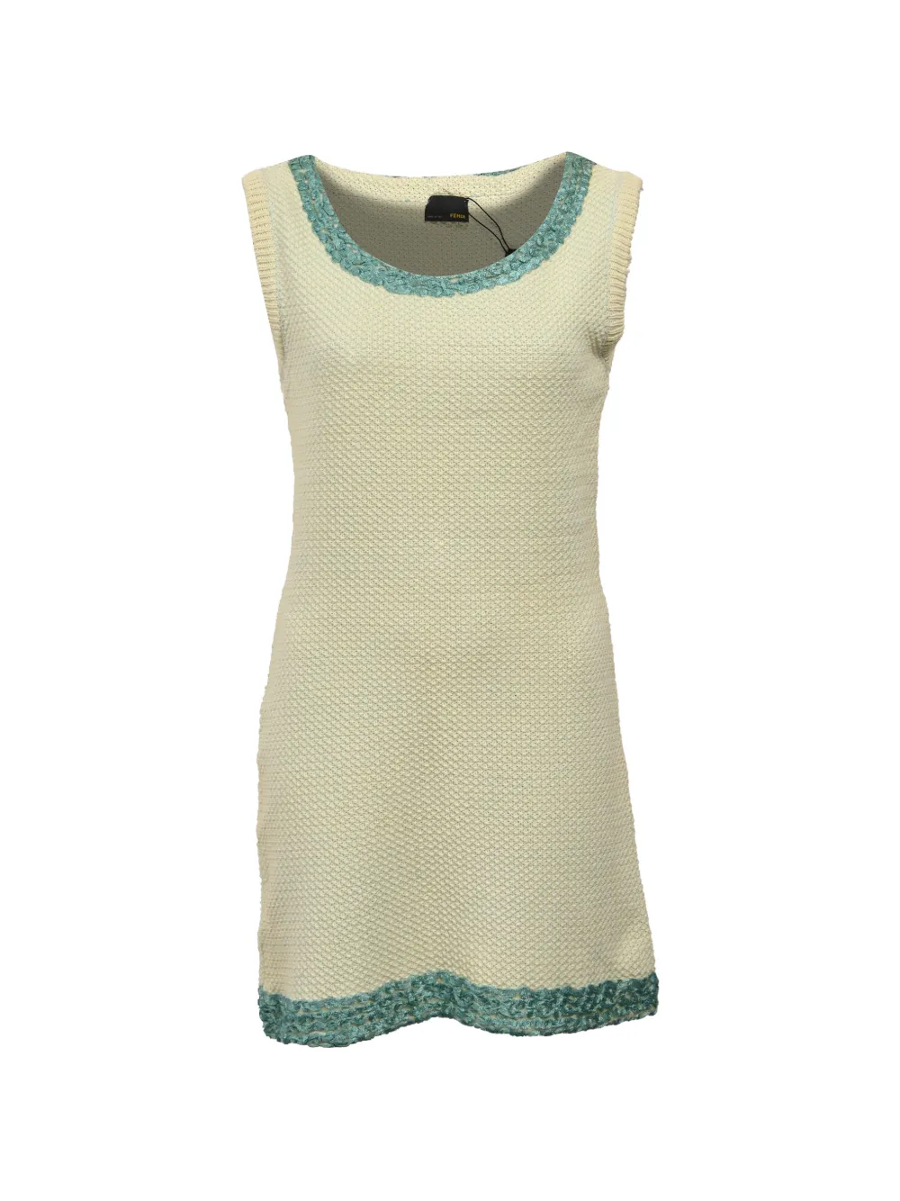 Fendi Pre-Owned Knitted sleeveless dress - Nude