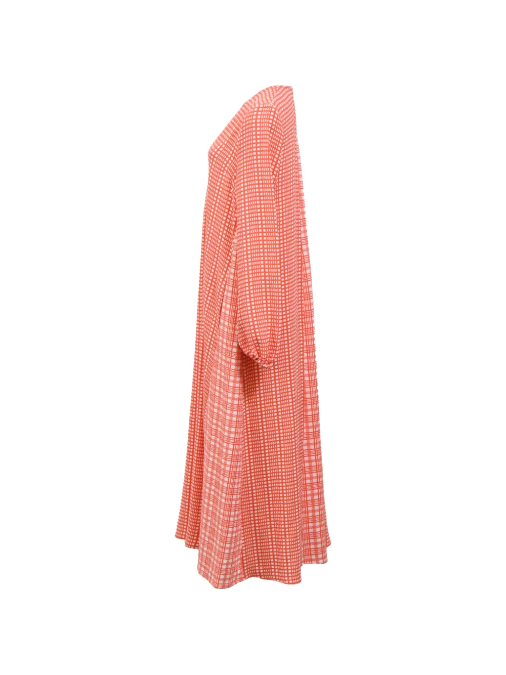Stine Goya Leila plaid dress - Arancione