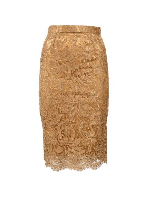 Dolce & Gabbana Pre-Owned lace pencil skirt
