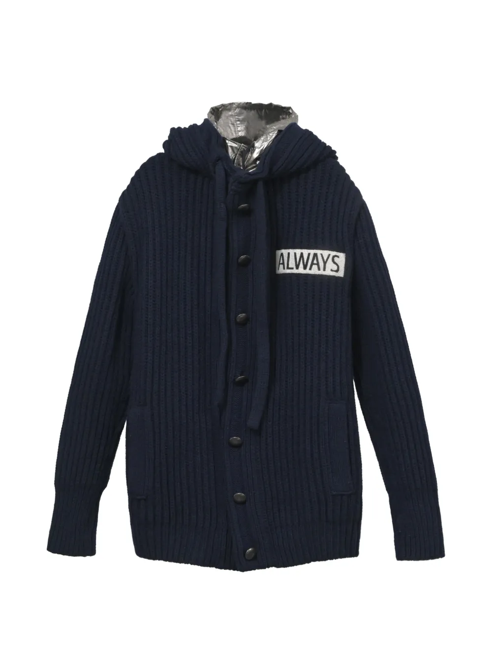 Valentino Garavani Pre-Owned All Ways metallic-hood jacket - Blu