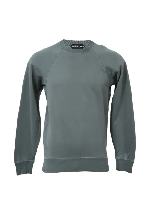 Tom Ford Pre-Owned crew-neck raglan-sleeve sweater