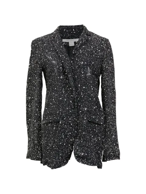 Diane Von Furstenberg Vintage Galaxy crepe blazer