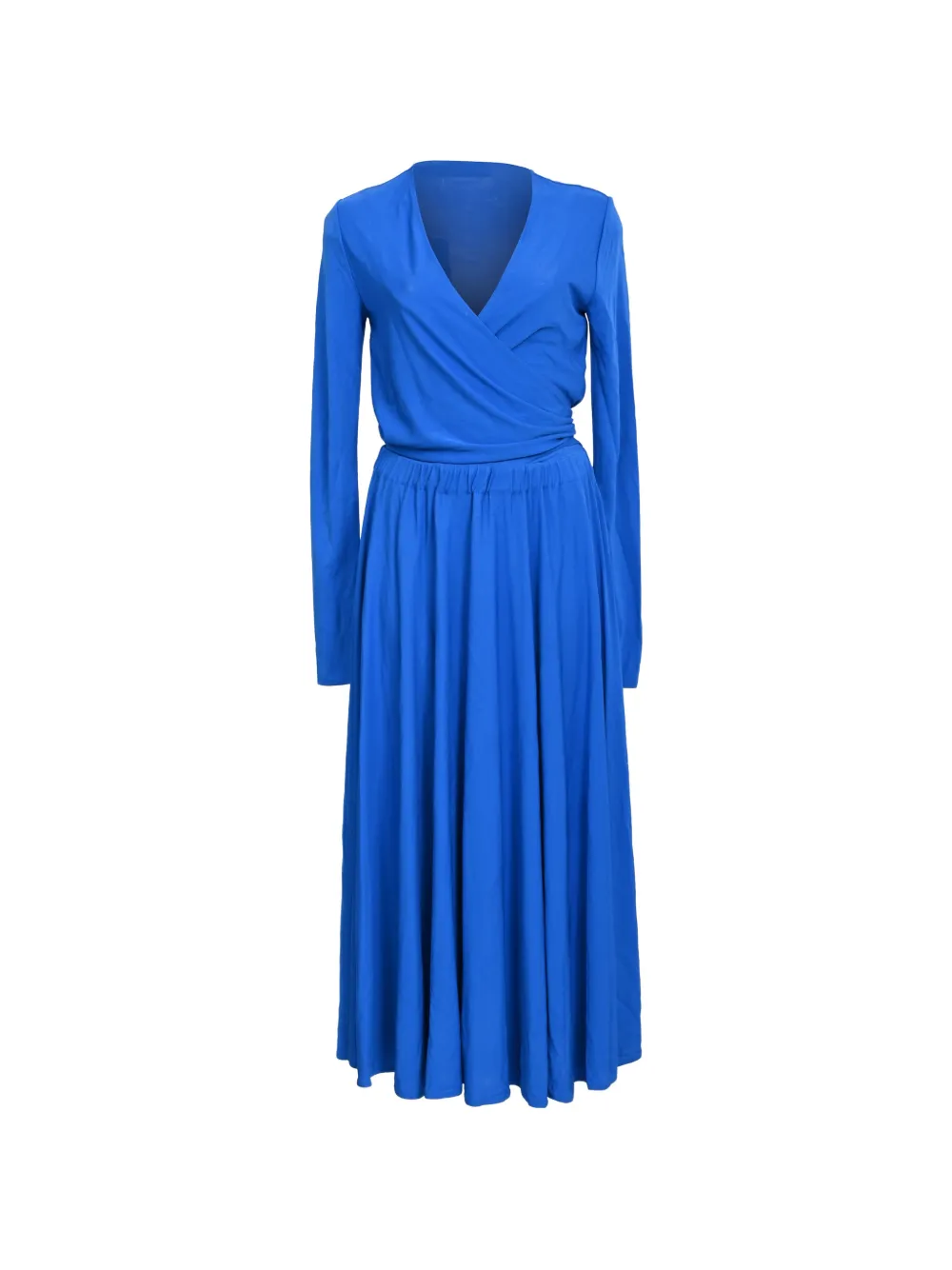 Proenza Schouler White Label White Label pleated wrap dress - Blue