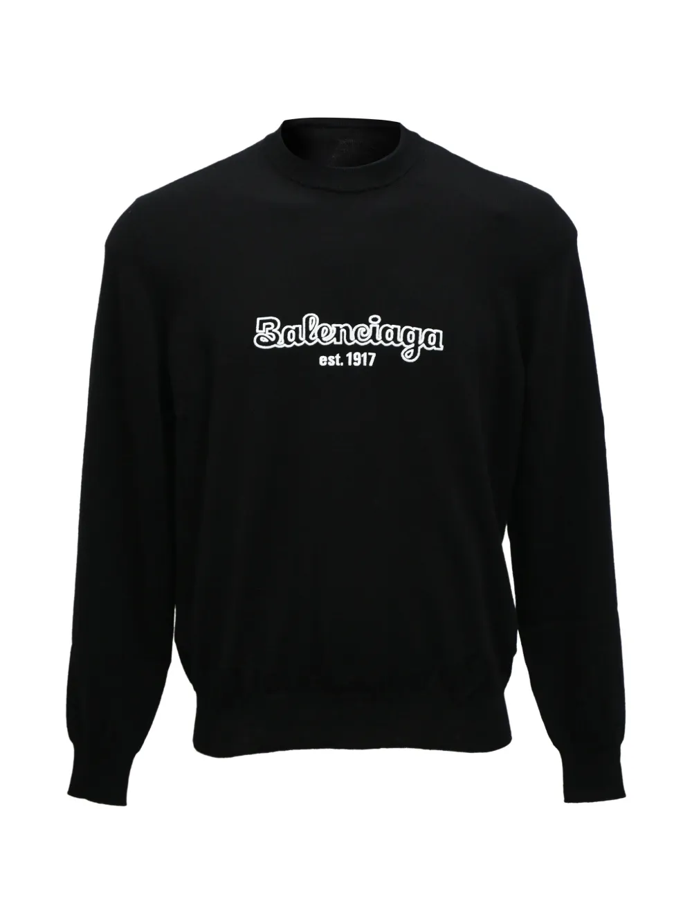 Balenciaga Pre-Owned Logo Est. 1917 sweater - Nero