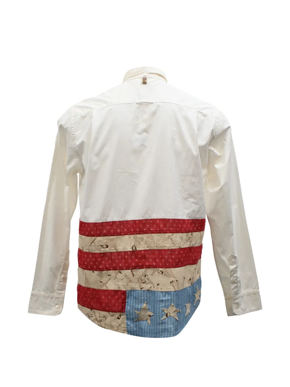  Visvim Lungta Stars Shirt - Blanc 