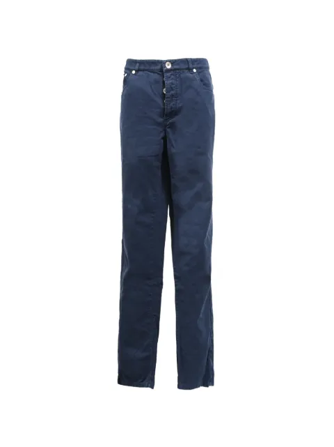 Brunello Cucinelli Vintage straight-leg cotton trousers