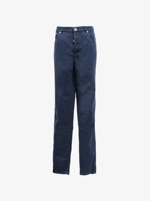 Brunello Cucinelli Vintage straight-leg cotton trousers