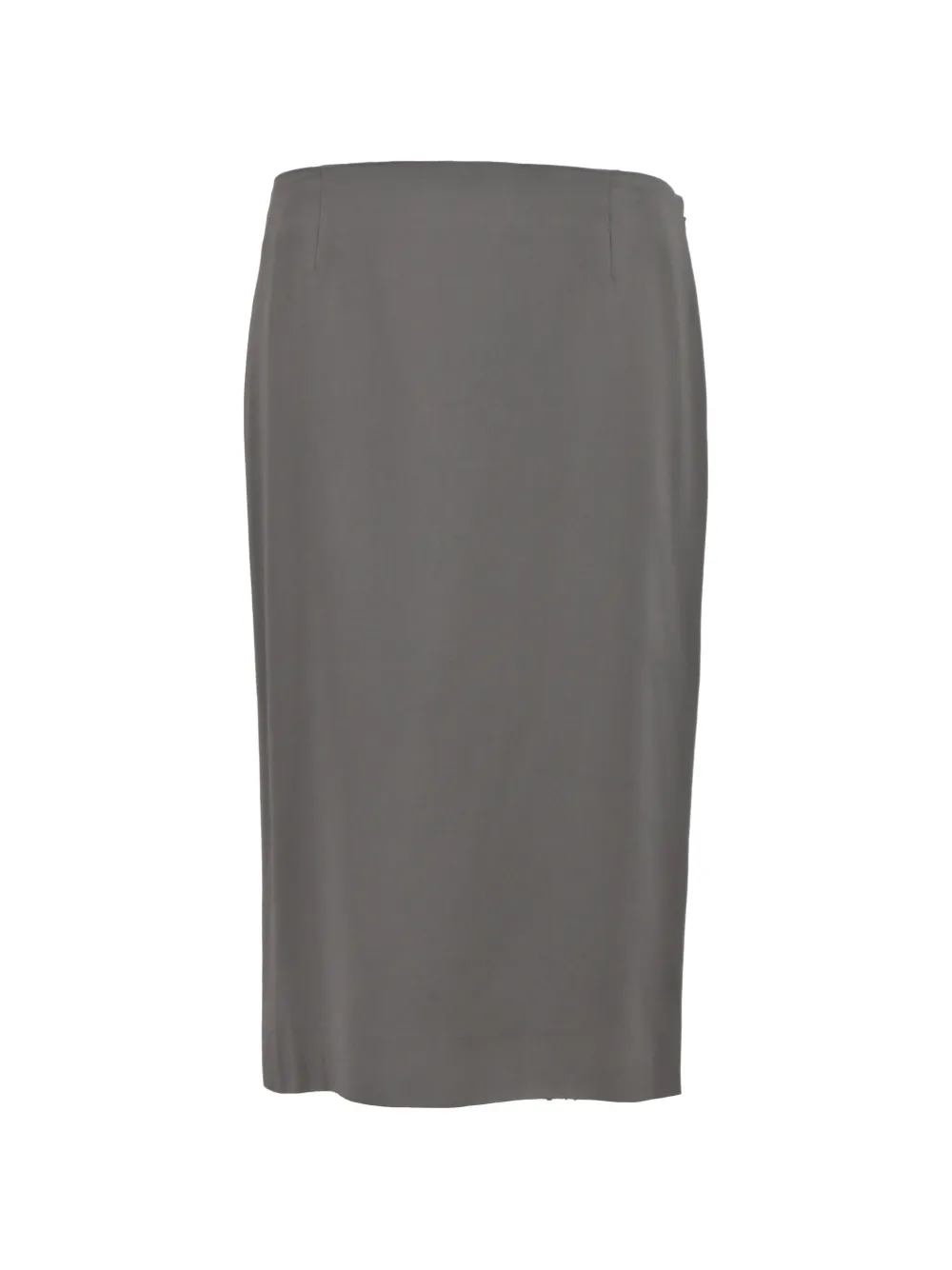Alberta Ferretti Vintage high-waisted straight skirt - Grigio