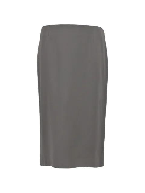 Alberta Ferretti Vintage high-waisted straight skirt