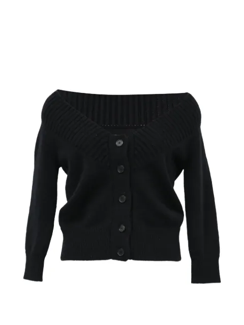 Alexander McQueen Pre-Owned wide V-neck sweater