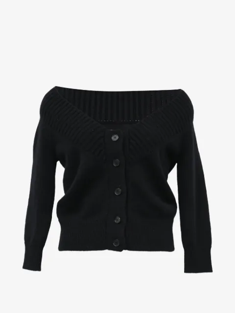Alexander McQueen Pre-Owned wide V-neck sweater
