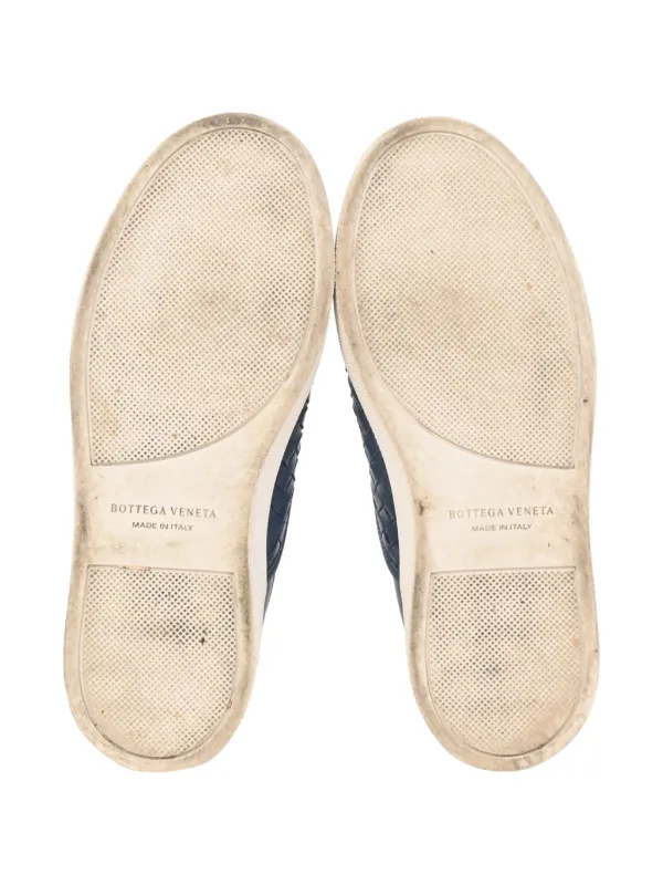 Bottega Veneta Pre-Owned Dodger slip-on Sneakers | Blue | FARFETCH