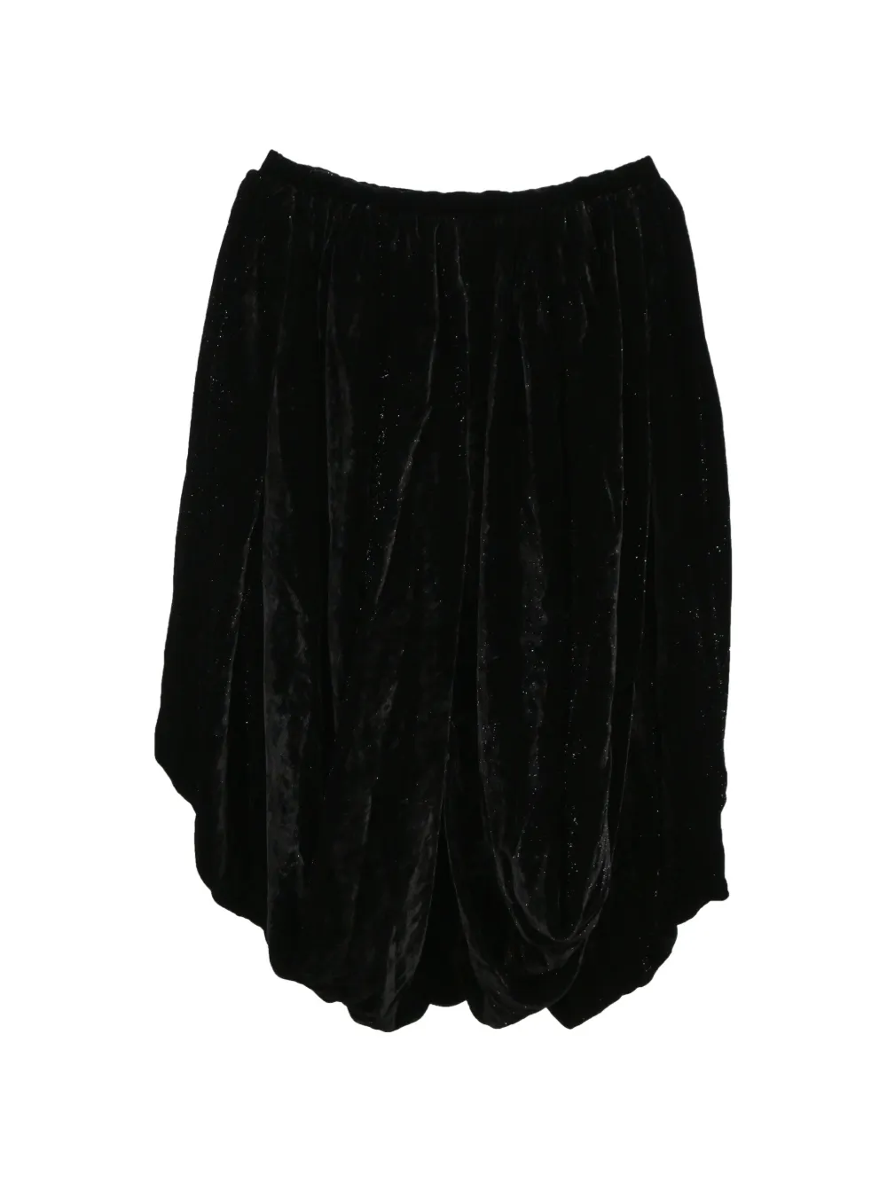 Alaïa Pre-Owned glittered balloon skirt - Schwarz