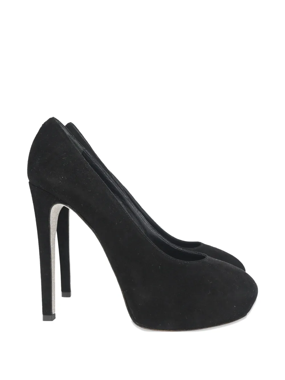 René Caovilla platform pumps - Schwarz