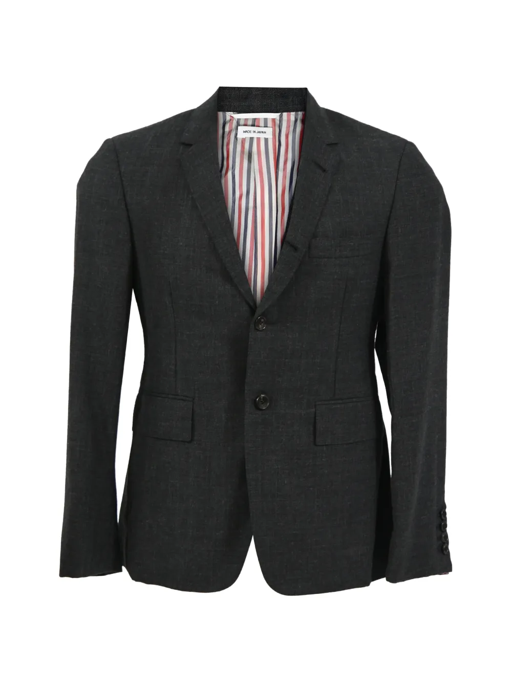 Thom Browne single-breasted wool blazer - Grigio