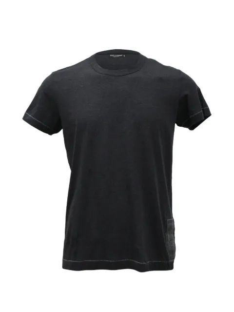 Dolce & Gabbana Pre-Owned Logo-patch T-shirt