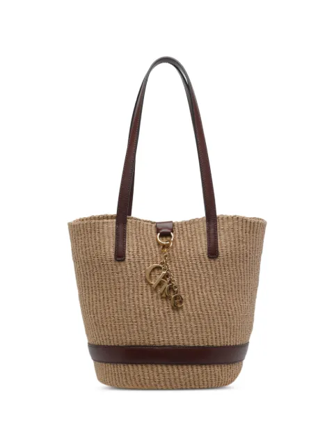 Chloé bolso shopper Charms con logo