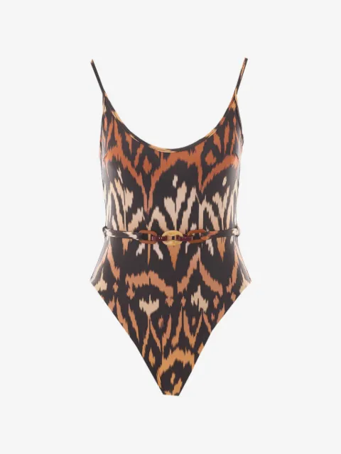 ZIMMERMANN maillot de bain Aster à imprimé zébré