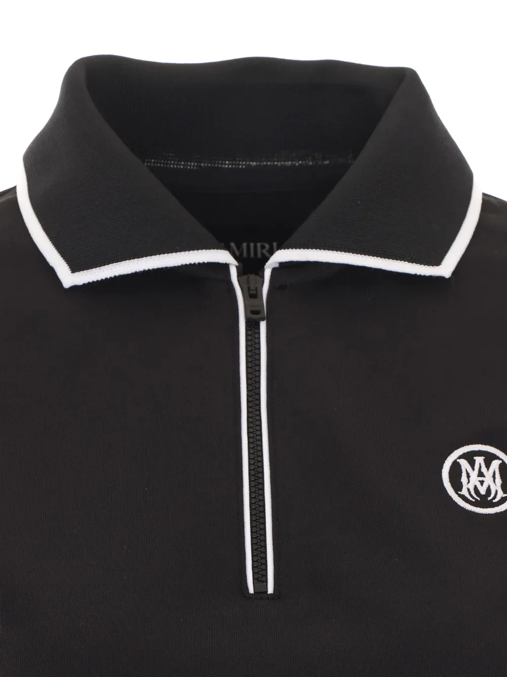 AMIRI Ma poloshirt met geborduurd logo Zwart