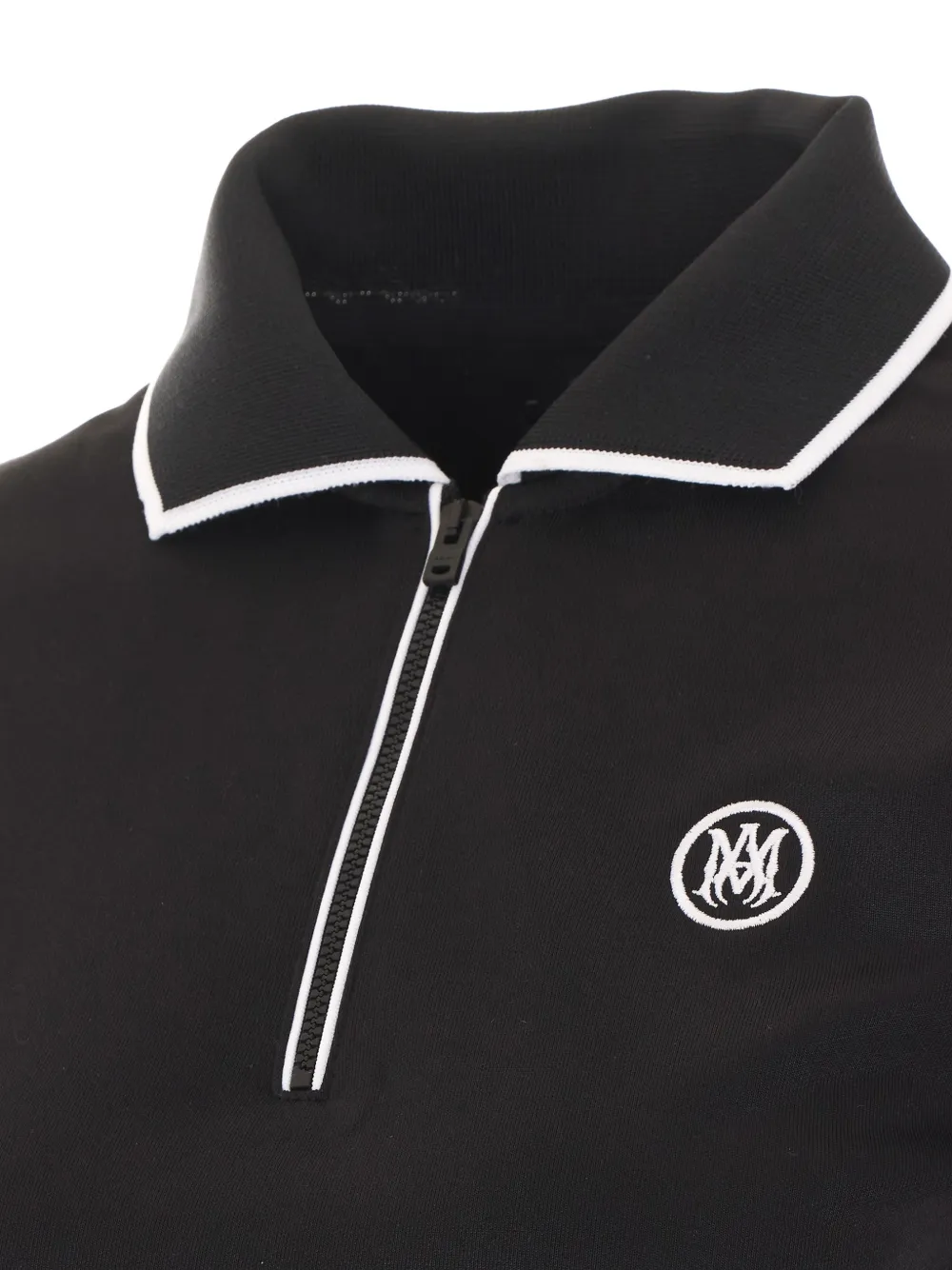 AMIRI Ma poloshirt met geborduurd logo Zwart