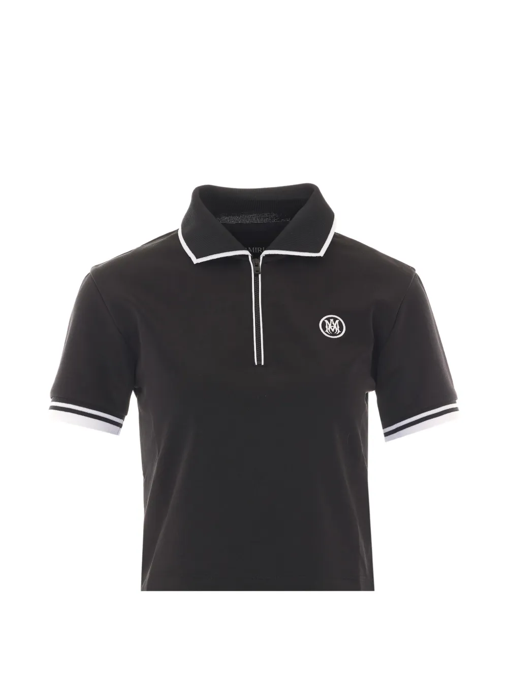 AMIRI Ma embroidered-logo polo shirt - Nero