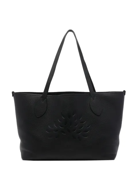 Mulberry Tree logo-embossed tote bag