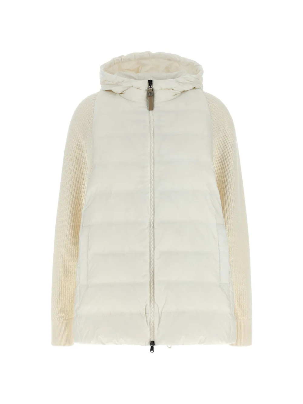Brunello Cucinelli quilted down jacket - Bianco