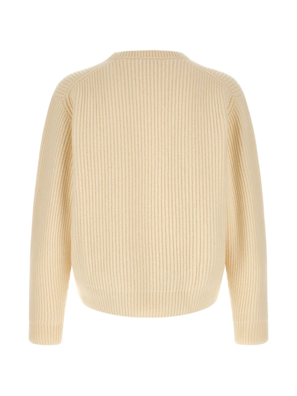 Jil Sander Fisherman's Rib trui Beige