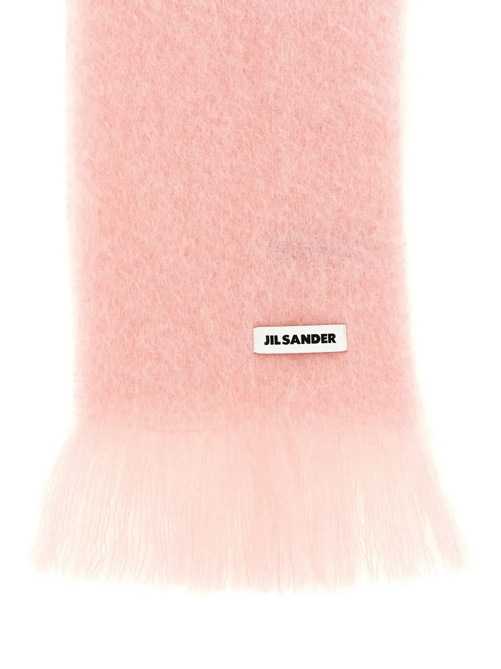 Jil Sander Smalle sjaal van wolblend Roze