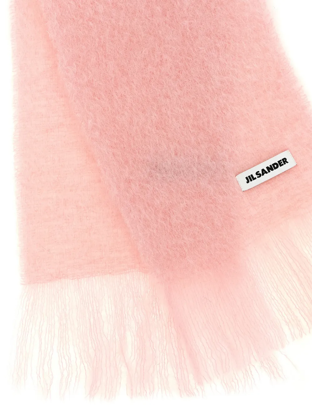 Jil Sander Smalle sjaal van wolblend Roze