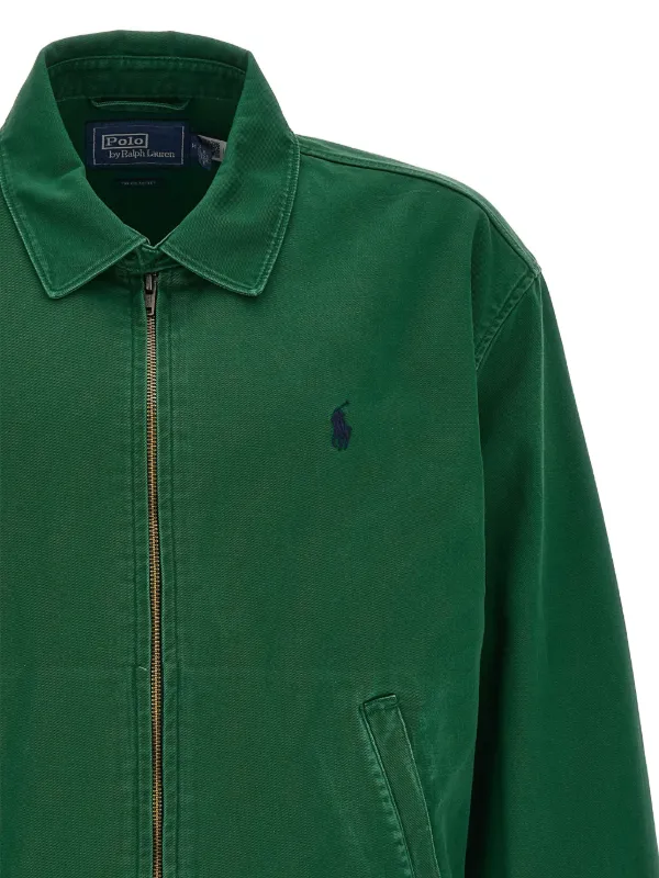 Polo Ralph Lauren Big Bayport cotton-twill Jacket | Green | FARFETCH