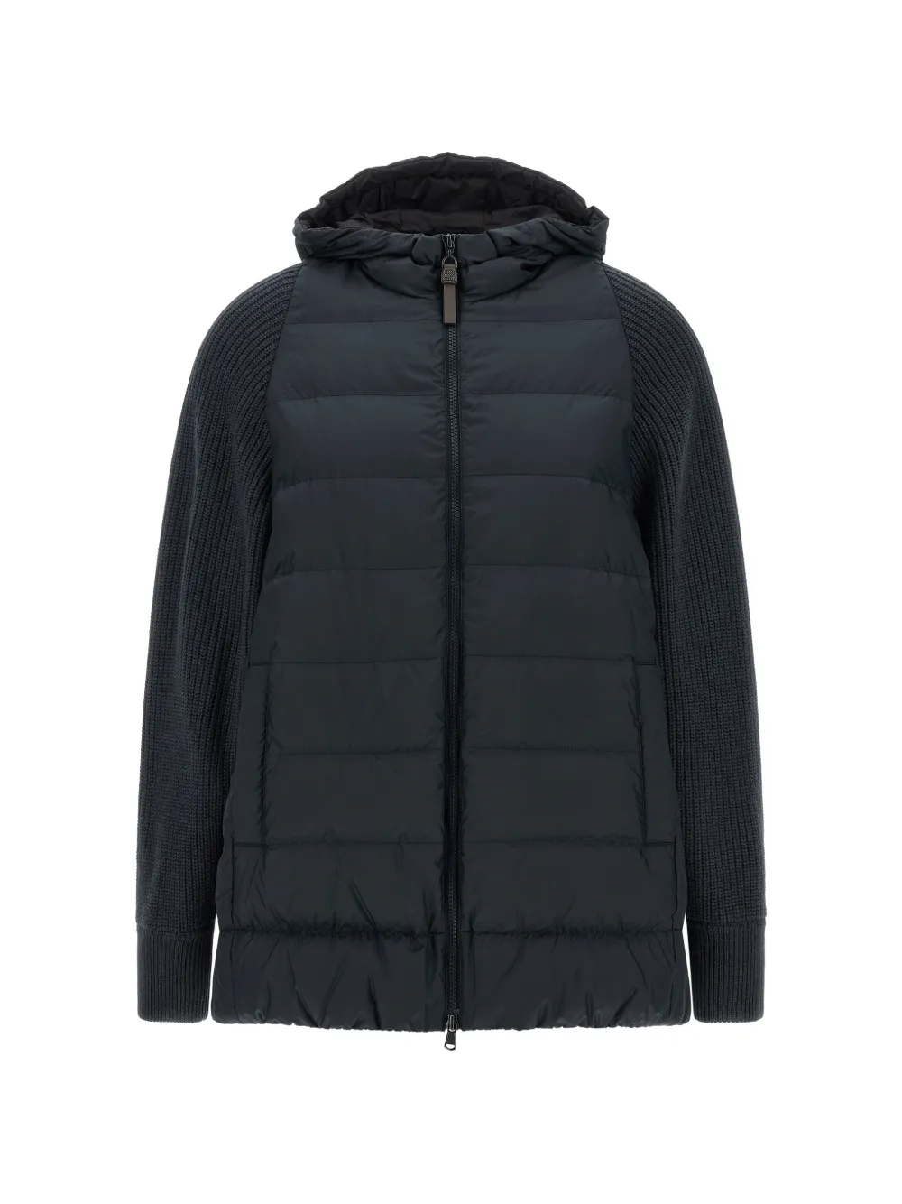 Brunello Cucinelli quilted down jacket - Blu
