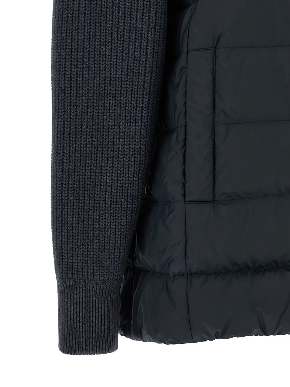 Brunello Cucinelli Gewatteerd donsjack Blauw