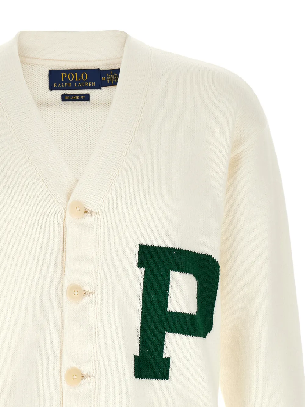 Polo Ralph Lauren Gebreid vest met intarsia Beige