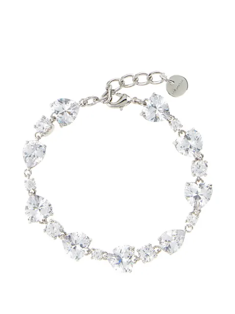 Self-Portrait heart-shaped crystal-embellished bracelet