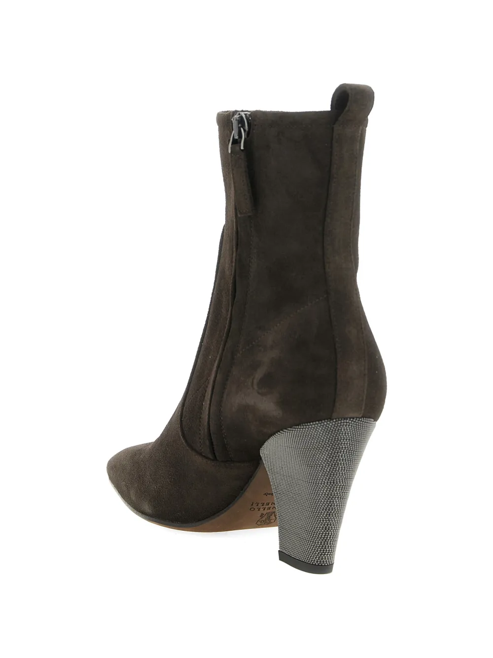 Brunello Cucinelli heel ankle boots Bruin