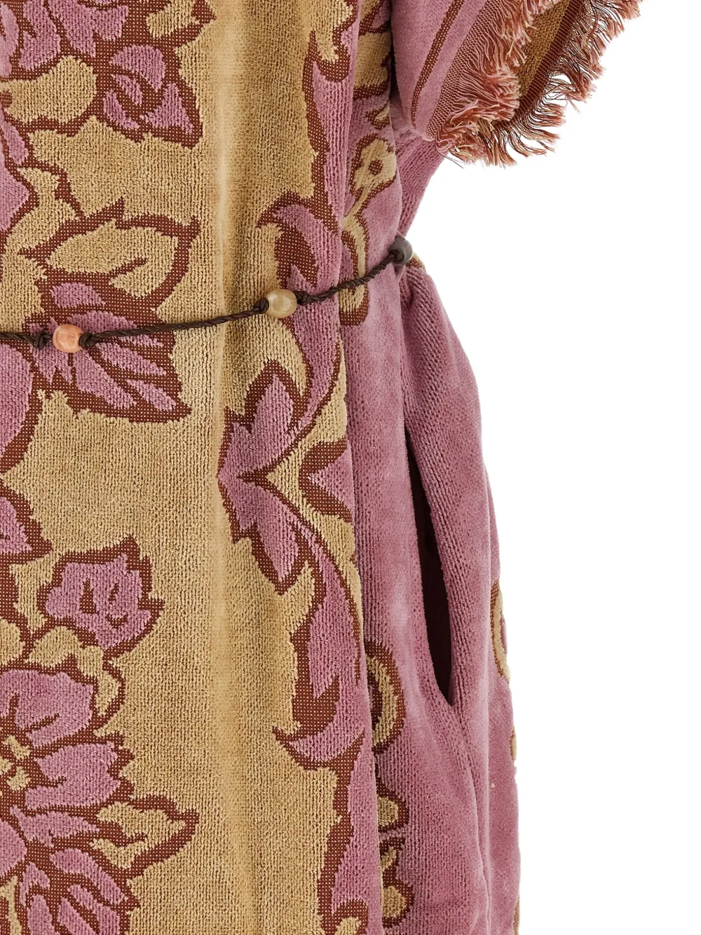 ZIMMERMANN Aster midi-jurk met bloemen jacquard Roze