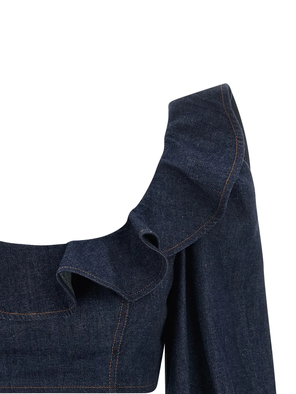 ZIMMERMANN Aster top met ruches Blauw