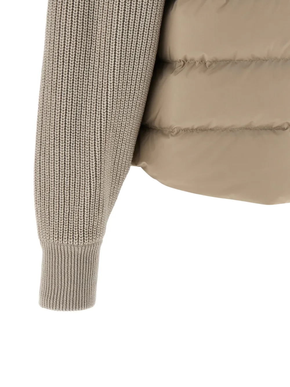 Brunello Cucinelli Jack met gewatteerd Monile-detail Bruin