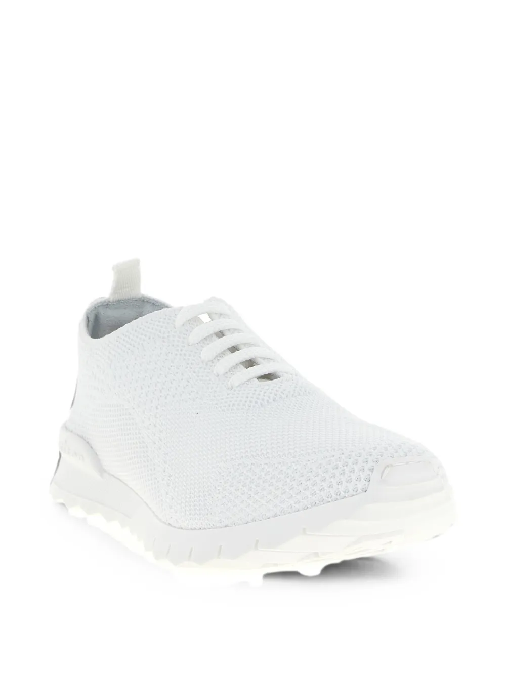Kiton Fits knit sneakers Wit