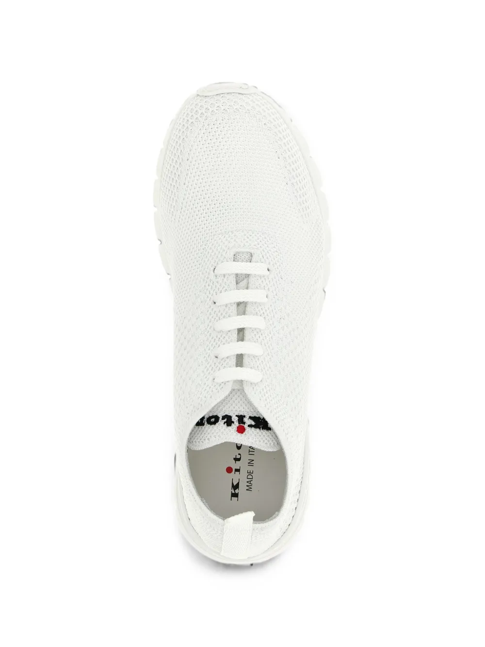 Kiton Fits knit sneakers Wit