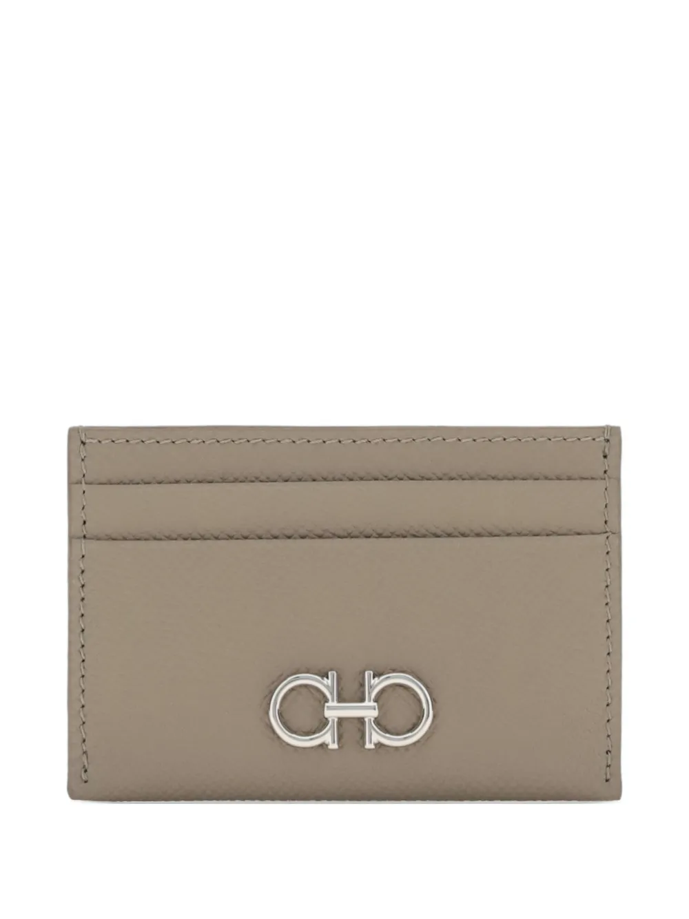 Ferragamo Gancini card case - Toni neutri