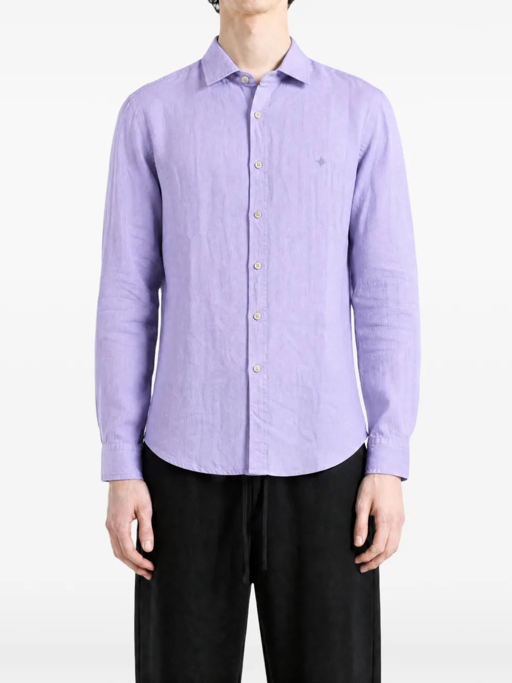 Polo Ralph Lauren Overhemd met geborduurd logo Paars