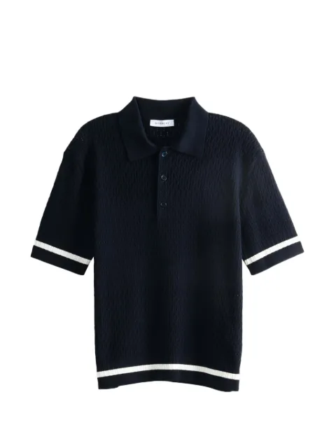 Givenchy openwork-knit polo shirt