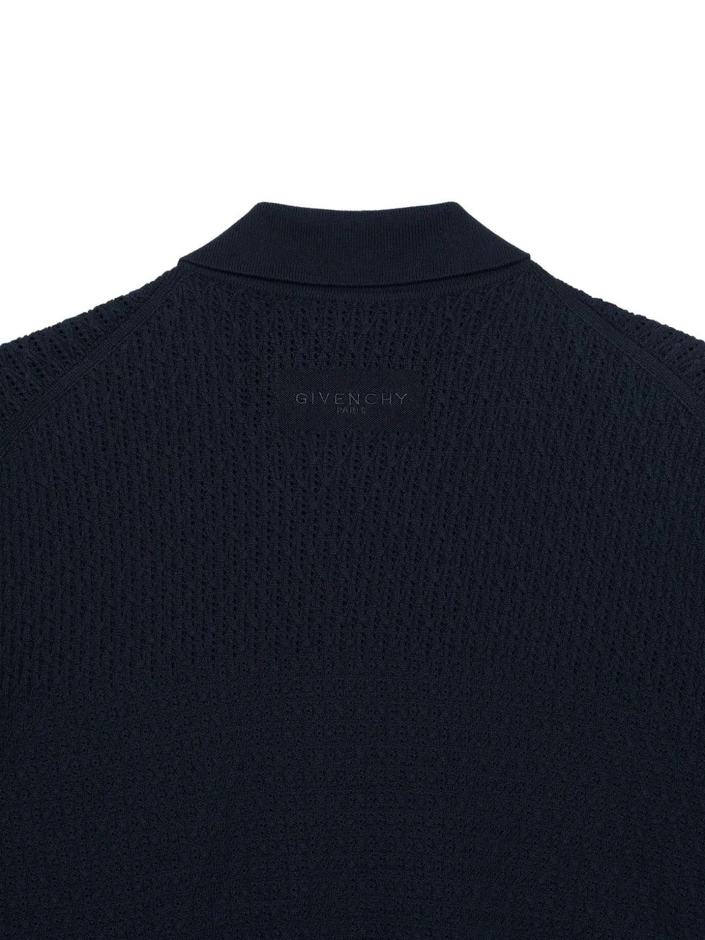 Givenchy Poloshirt met geborduurd logo Blauw
